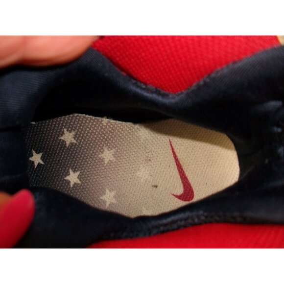 Nike Little Posite One GS Obsidian/Red/Gold Size 4Y Great Condition - Picture 9 of 10